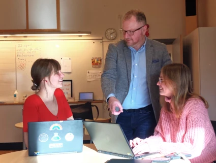 På studietorgen får du hjälp av behöriga lärare.