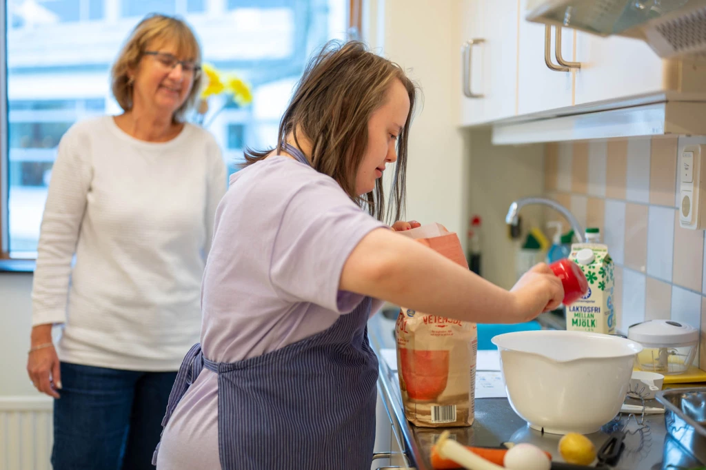 Elev och lärare på anpassad gymnasieskola - individuellt program.